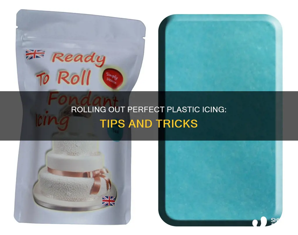 how to roll out plastic icing