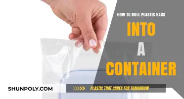 Efficiently Rolling Plastic Bags into a Container: A Step-by-Step Guide