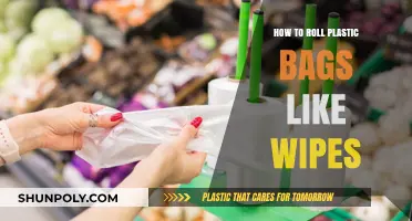 Master the Art: Rolling Plastic Bags Like Wipes for Easy Storage