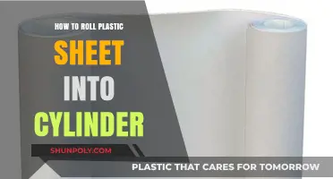 Rolling Plastic Sheets: Cylinder Creation Techniques