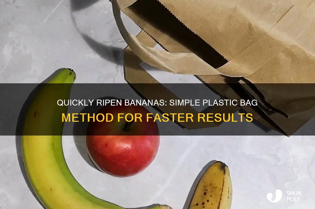 how to rot bananas plastic bag