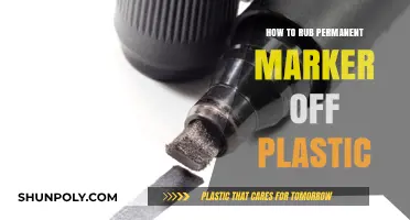 Removing Permanent Marker Stains from Plastic Surfaces