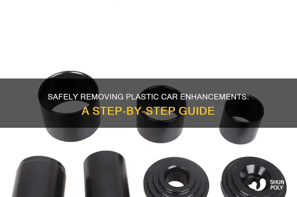 how to safely remove plastic car enhancements
