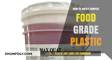 Sanitizing Food-Grade Plastic: Safe and Easy Methods