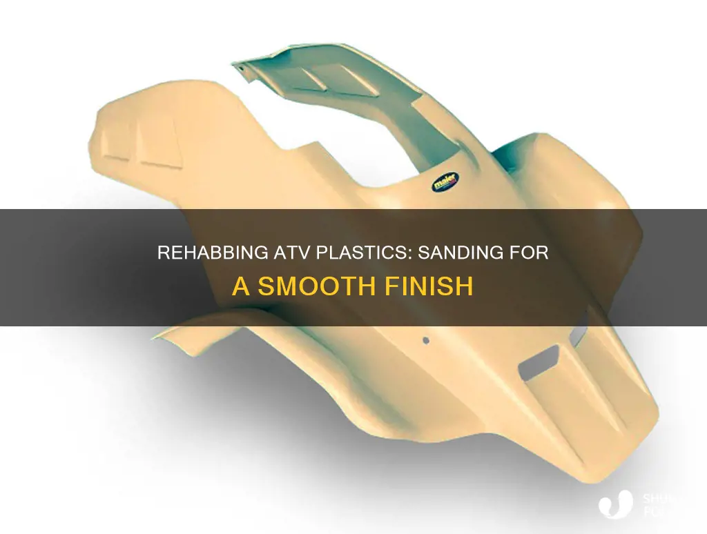 how to sand and rehab atv plastics