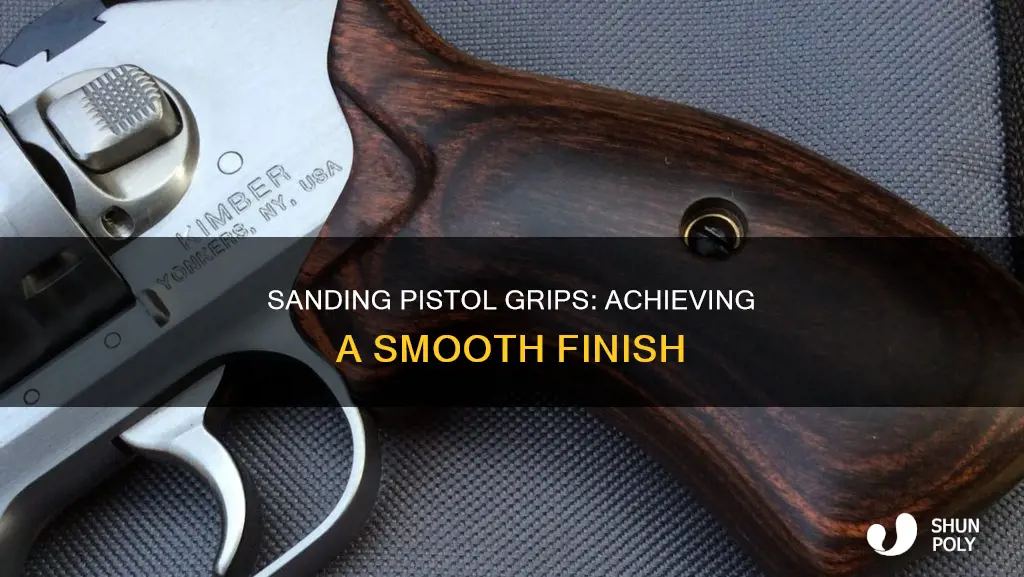 how to sand plastic pistol grips