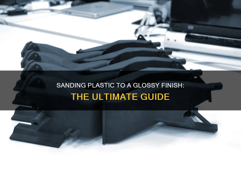 how to sand plastic to glossy finish