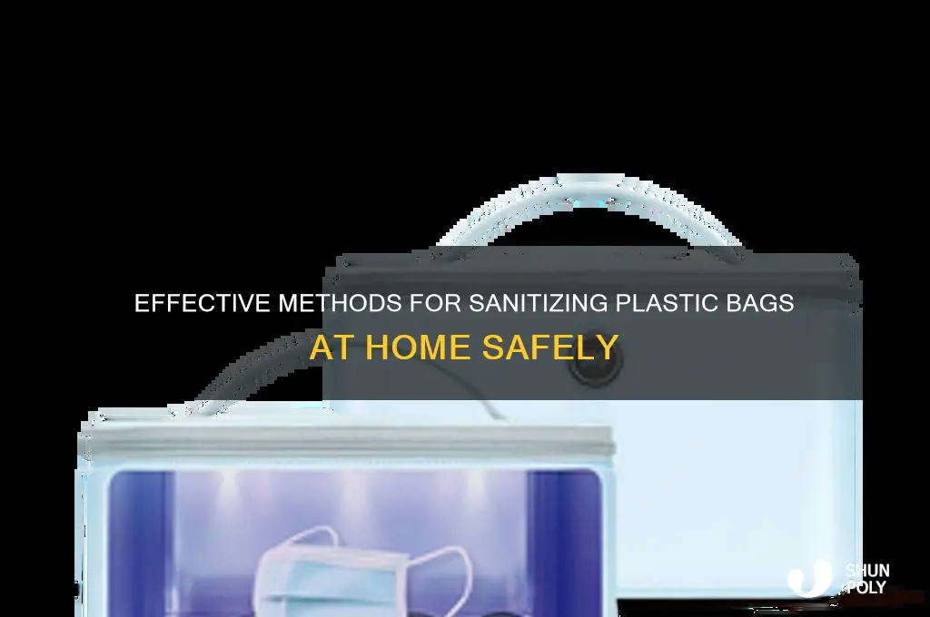 how to sanitize a plastic bag