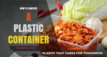 Sanitizing Plastic Containers: A Step-by-Step Guide