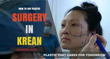 Mastering Korean Vocabulary: How to Say Plastic Surgery in Korean