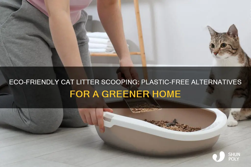 how to scoop cat litter without plastic bags