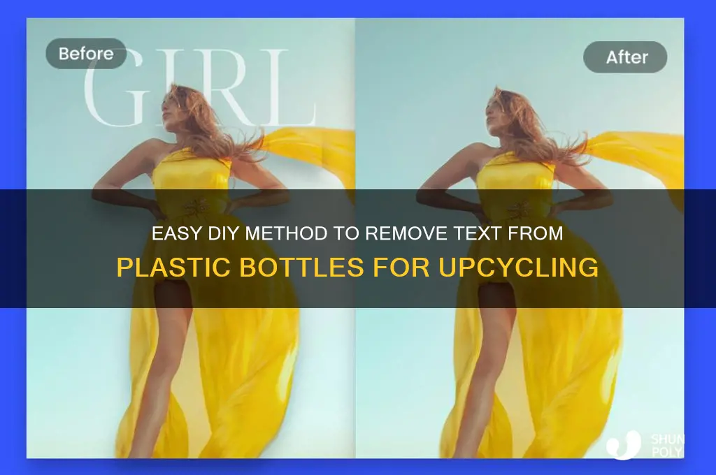 how to scratch text off a plastic bottle