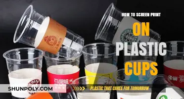 Screen Printing on Plastic Cups: A Beginner's Guide
