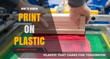 Screen Printing on Plastic: A Comprehensive Guide