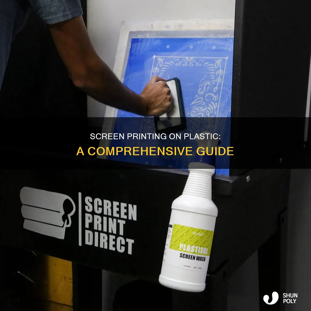 how to screen print on plastic