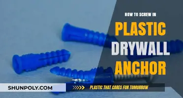 The Right Way to Screw in Plastic Drywall Anchors