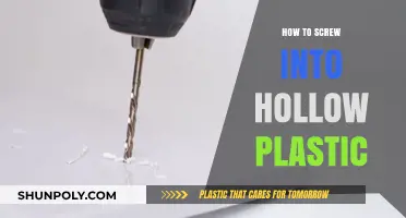Drilling Hollow Plastic: The Right Way to Screw In