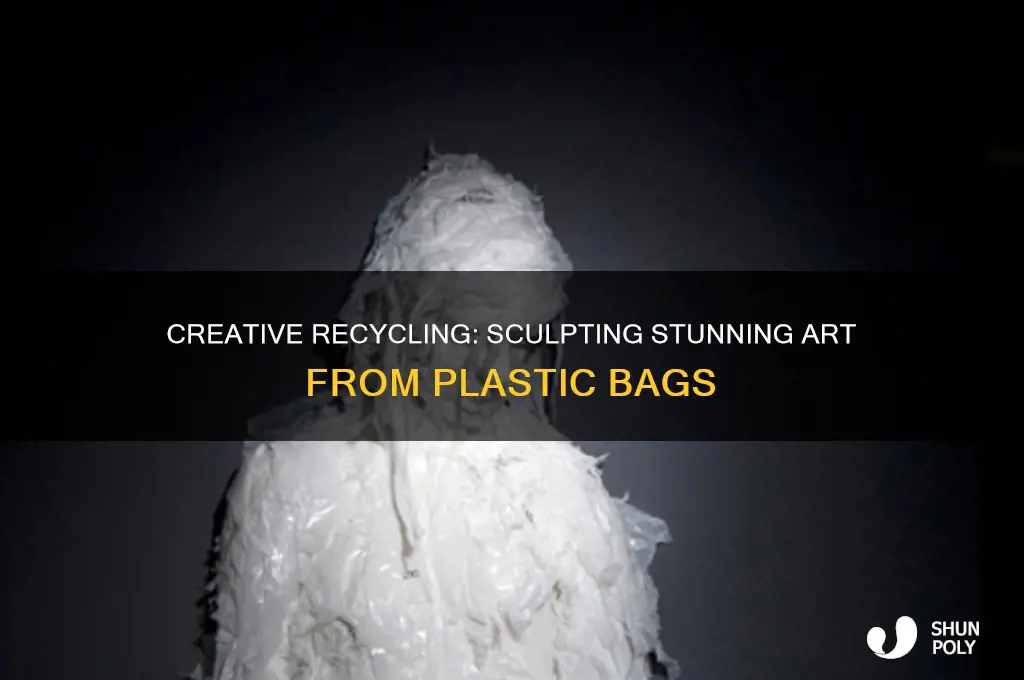 how to sculpt with plastic bags