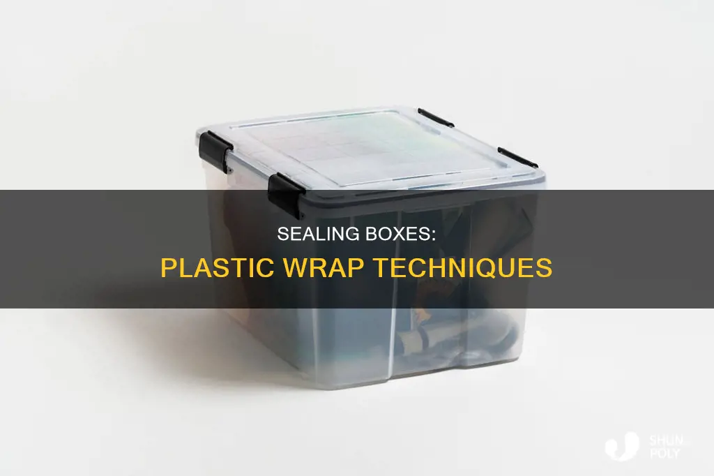 how to seal a box in plastic