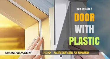 Sealing Doors: Plastic Protection for Your Home