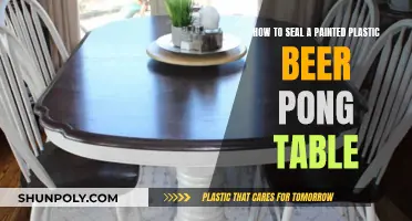 Sealing Secrets: Paint and Plastic Protection for Beer Pong Tables