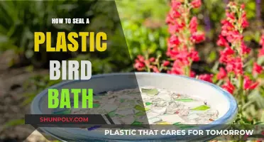 Sealing a Plastic Bird Bath: Easy Steps to Waterproofing