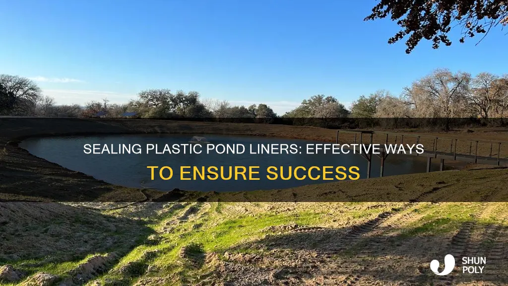 how to seal a plastic pond liner