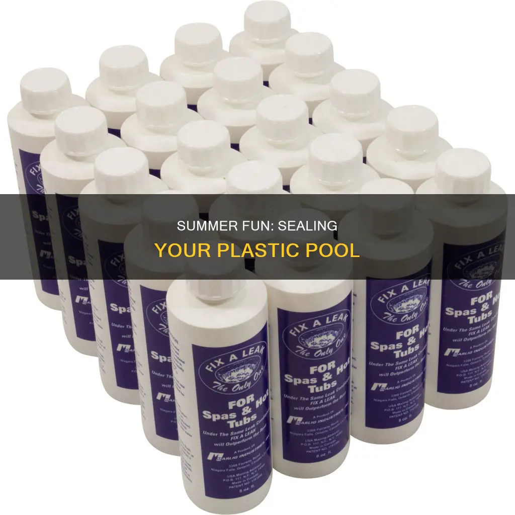 how to seal a plastic pool