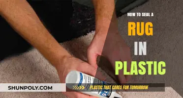 Sealing Rugs: Plastic Wrap Technique
