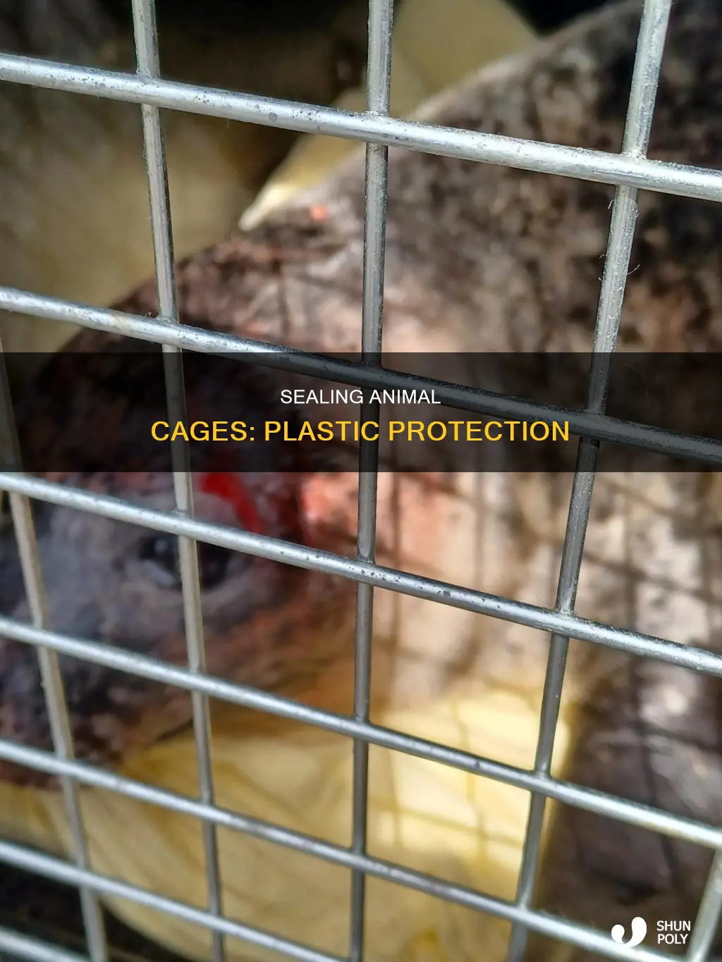 how to seal animal plastics cage