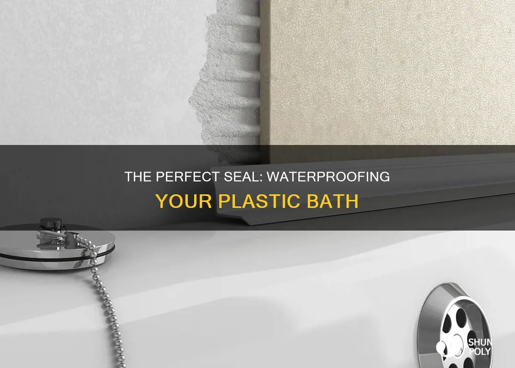 how to seal around a plastic bath