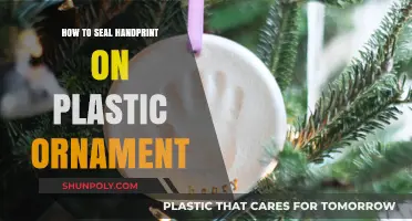 Sealing Handprints: Plastic Ornaments, Perfect Keepsakes