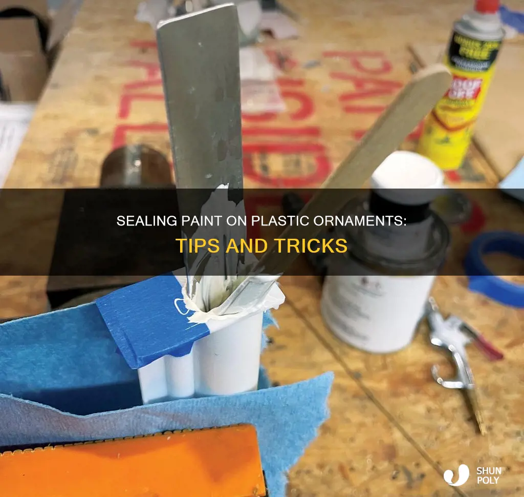 how to seal paint on plastic ornament