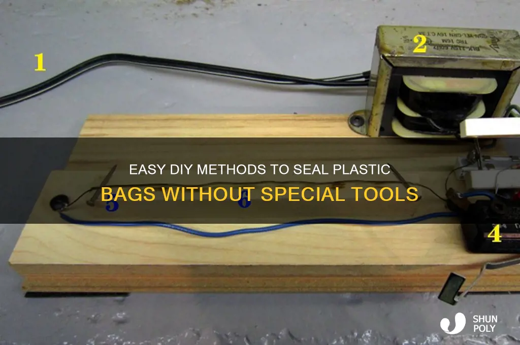 how to seal plastic bags without a sealameal devices