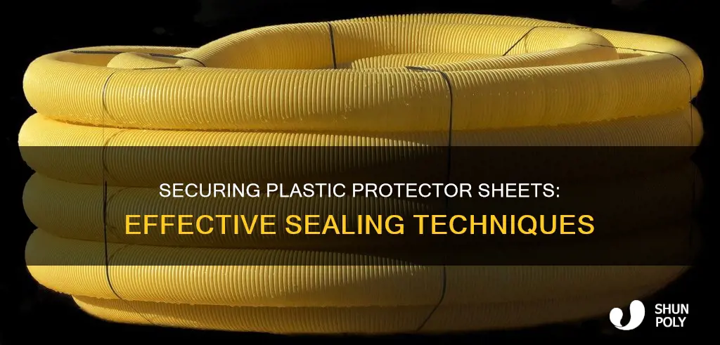 how to seal plastic protector sheets