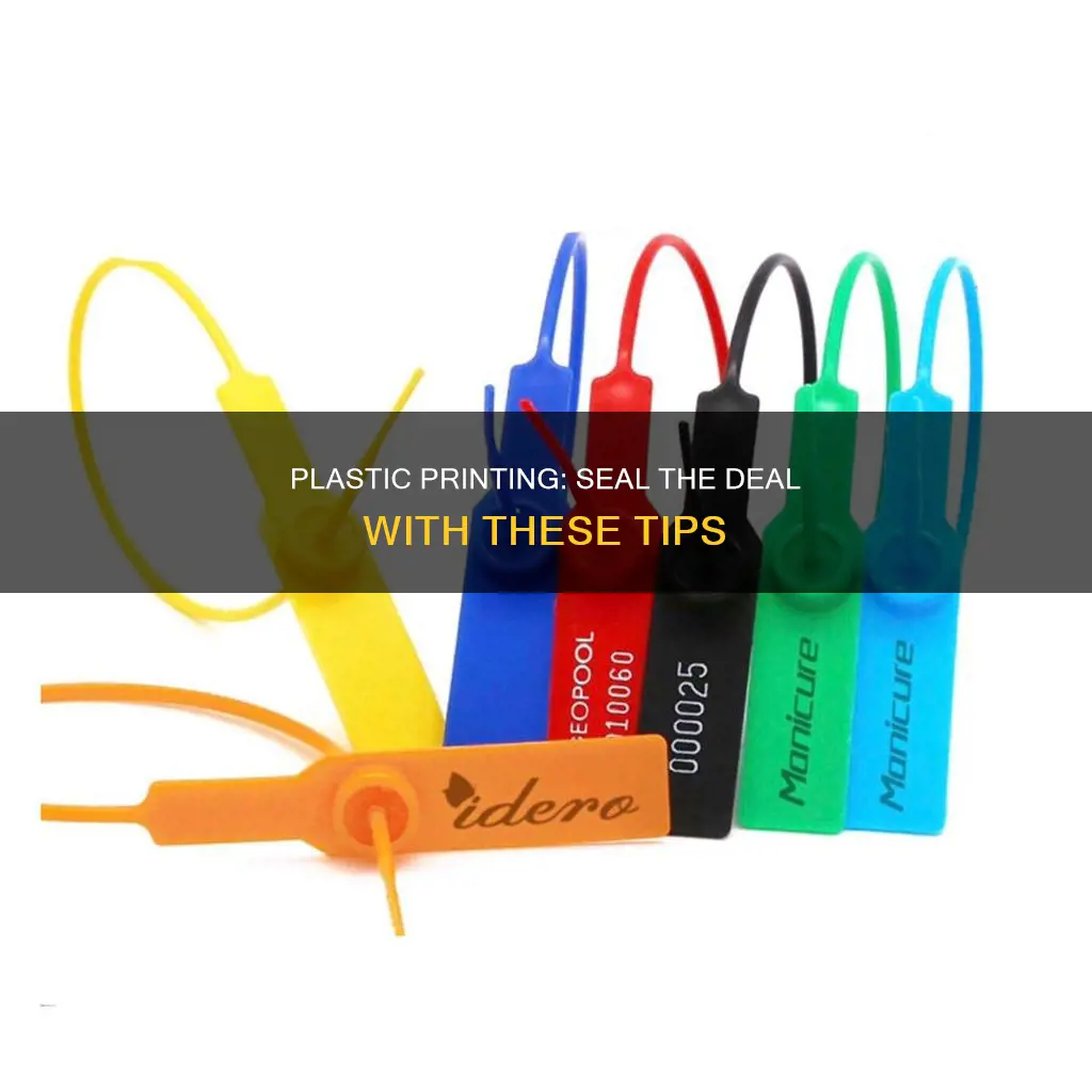 how to seal printing on plastic
