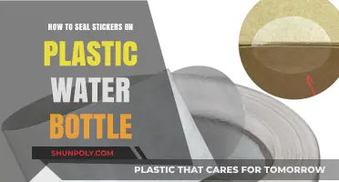 Easy DIY Guide: Sealing Stickers on Plastic Water Bottles Permanently