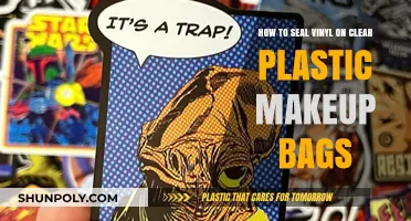 Sealing Vinyl on Clear Plastic Makeup Bags: A Step-by-Step Guide