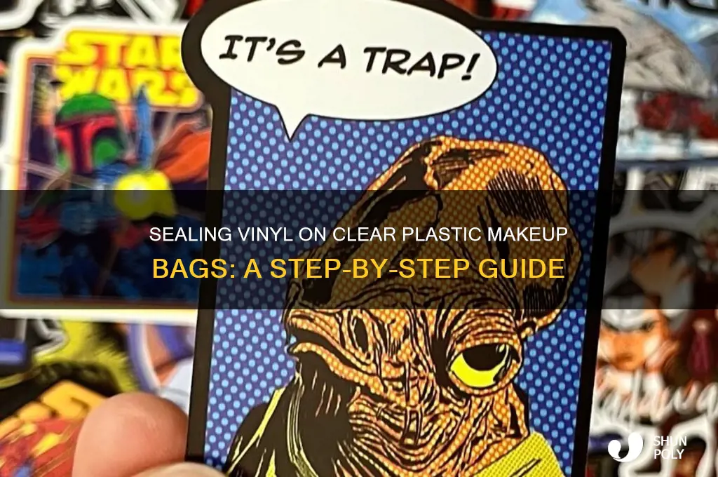 how to seal vinyl on clear plastic makeup bags
