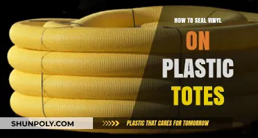 Sealing Vinyl on Plastic Totes: Tips for Success