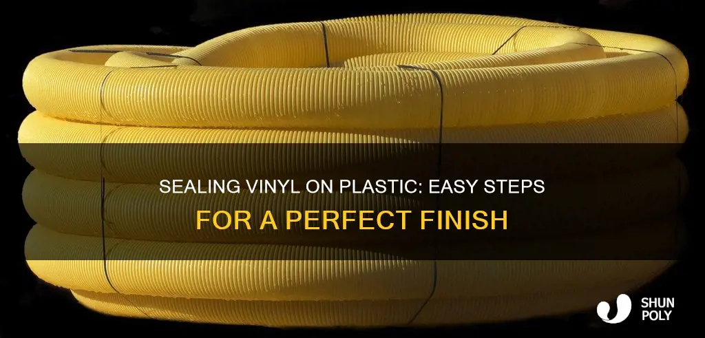 how to seal vinyl on plastic