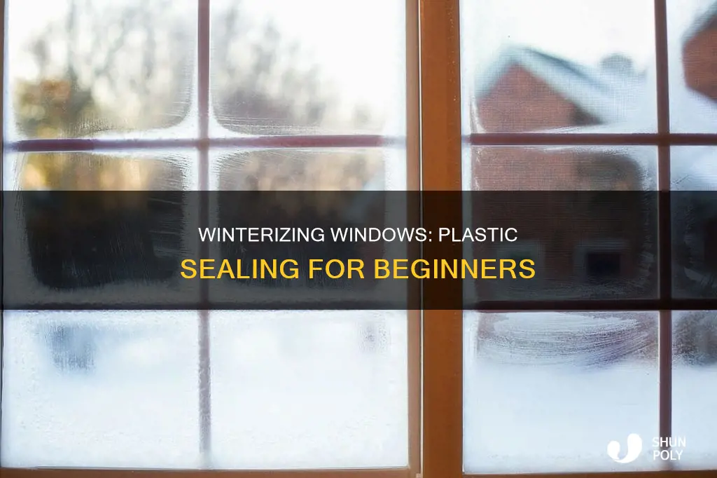 how to seal windows for winter plastic