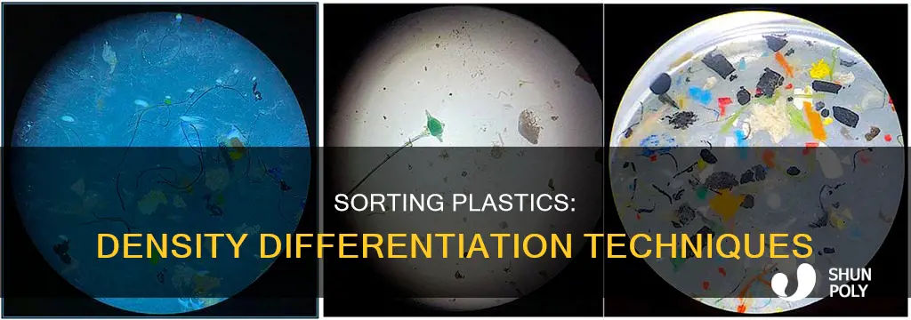 how to seaparate plastics by density