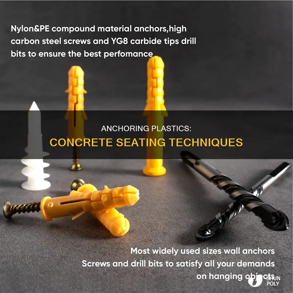 how to seat plastic anchors in concrete