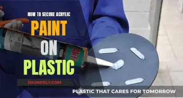 Locking in Acrylic Paint on Plastic: Securing Methods
