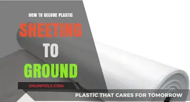 Securing Plastic Sheeting: Ground-Level Protection