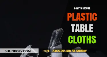 Secure Your Plastic Tablecloths: Quick and Easy Tricks