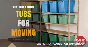 Locking Down Plastic Tubs for a Safe Move