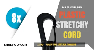 Thick Plastic Stretchy Cord: Secure with a Simple Knot