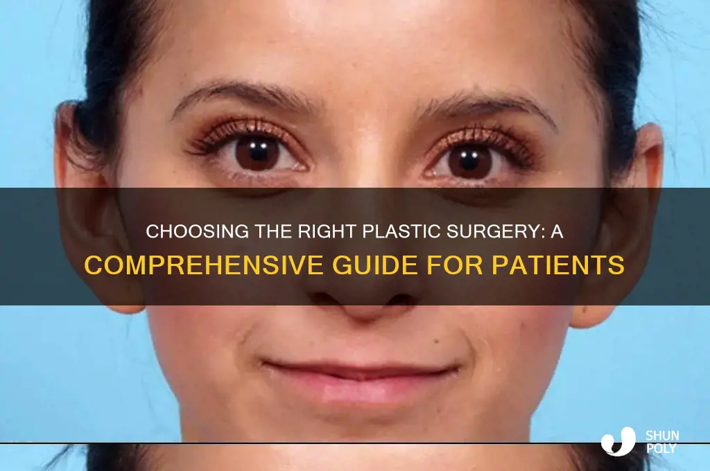 how to select a plastic surgery